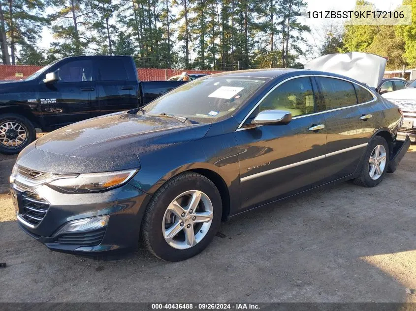 2019 Chevrolet Malibu Ls VIN: 1G1ZB5ST9KF172106 Lot: 40436488