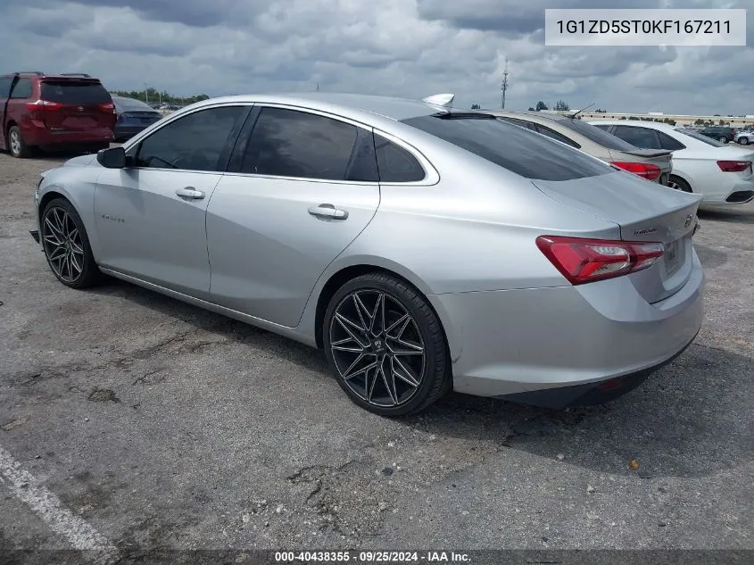 1G1ZD5ST0KF167211 2019 Chevrolet Malibu Lt