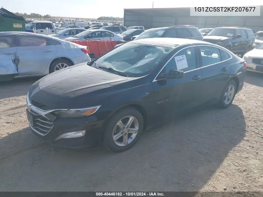 2019 Chevrolet Malibu 1Fl VIN: 1G1ZC5ST2KF207677 Lot: 40446182