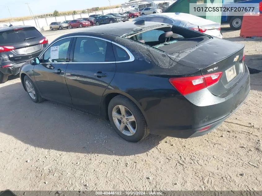 2019 Chevrolet Malibu 1Fl VIN: 1G1ZC5ST2KF207677 Lot: 40446182