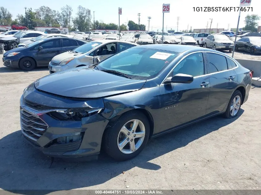 2019 Chevrolet Malibu 1Ls VIN: 1G1ZB5ST6KF174671 Lot: 40464751