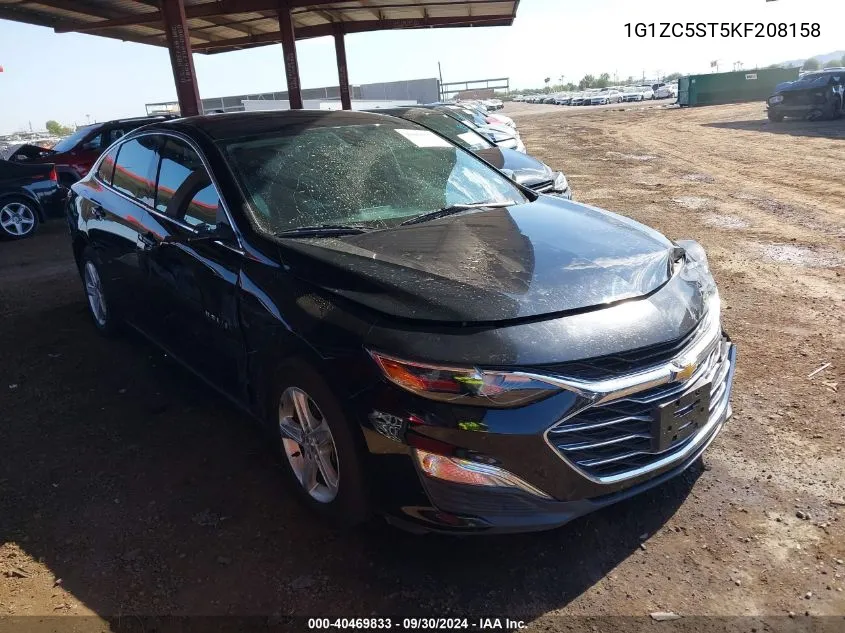 2019 Chevrolet Malibu 1Fl VIN: 1G1ZC5ST5KF208158 Lot: 40469833