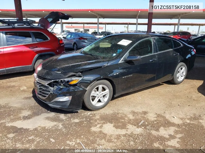 2019 Chevrolet Malibu 1Fl VIN: 1G1ZC5ST5KF208158 Lot: 40469833