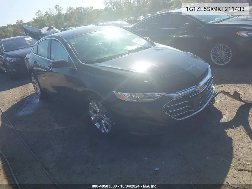 2019 Chevrolet Malibu Premier VIN: 1G1ZE5SX9KF211433 Lot: 40503600