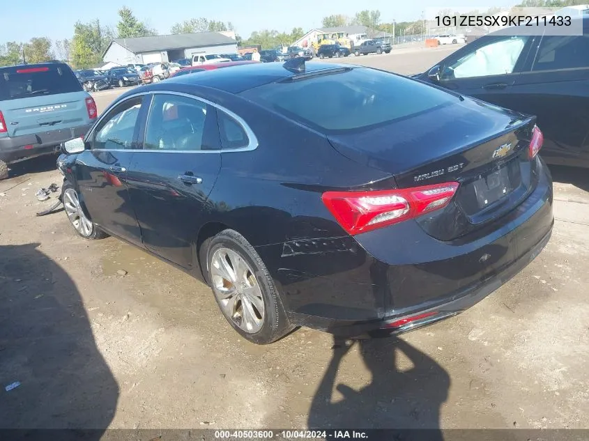 2019 Chevrolet Malibu Premier VIN: 1G1ZE5SX9KF211433 Lot: 40503600