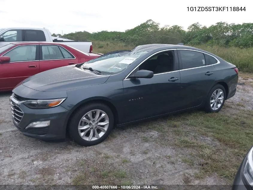 2019 Chevrolet Malibu Lt VIN: 1G1ZD5ST3KF118844 Lot: 40507666