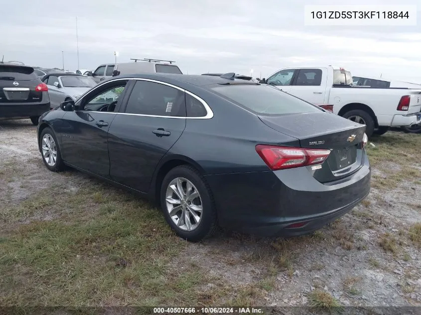 2019 Chevrolet Malibu Lt VIN: 1G1ZD5ST3KF118844 Lot: 40507666