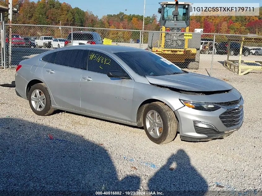 2019 Chevrolet Malibu 1Fl VIN: 1G1ZC5STXKF179711 Lot: 40516882