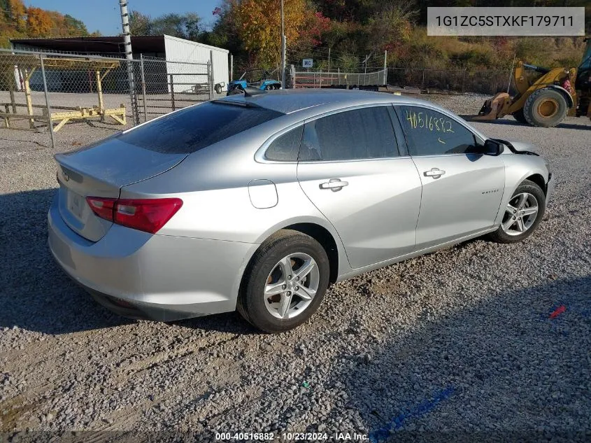 2019 Chevrolet Malibu 1Fl VIN: 1G1ZC5STXKF179711 Lot: 40516882