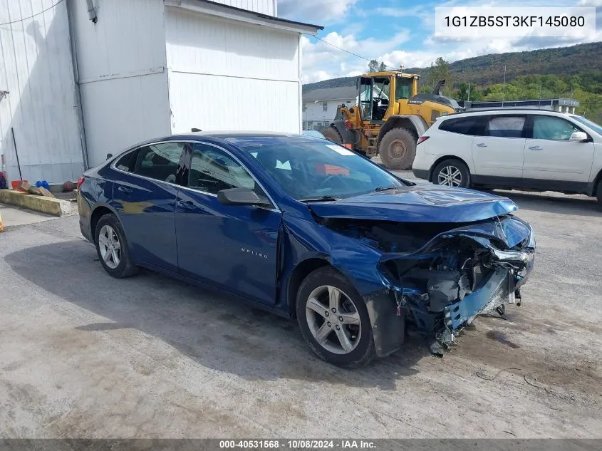 2019 Chevrolet Malibu Ls VIN: 1G1ZB5ST3KF145080 Lot: 40531568