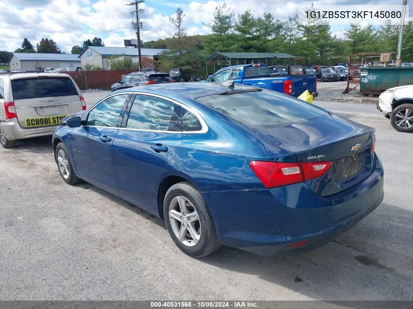 2019 Chevrolet Malibu Ls VIN: 1G1ZB5ST3KF145080 Lot: 40531568