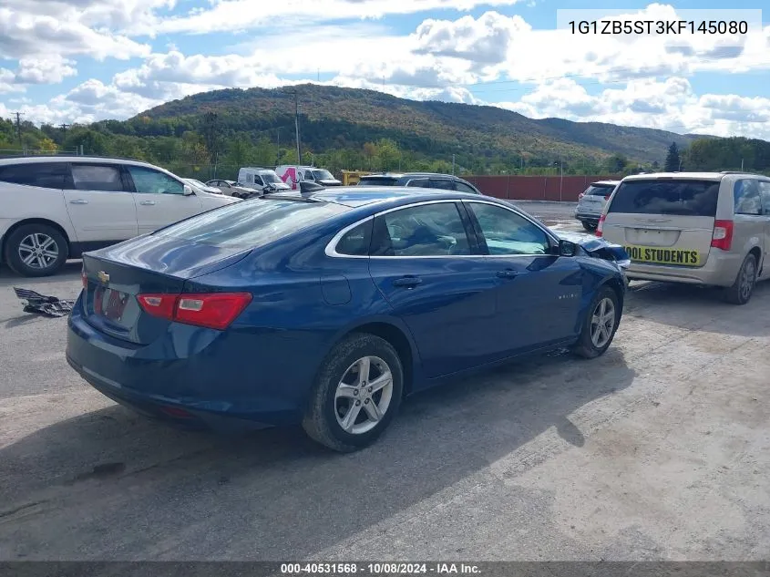 2019 Chevrolet Malibu Ls VIN: 1G1ZB5ST3KF145080 Lot: 40531568