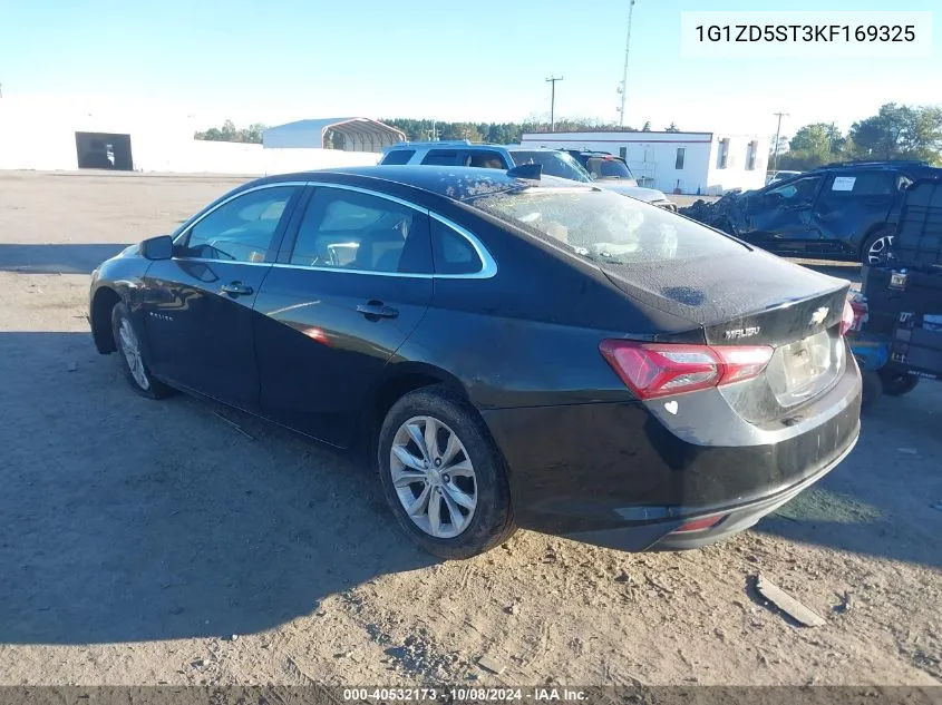 2019 Chevrolet Malibu Lt VIN: 1G1ZD5ST3KF169325 Lot: 40532173