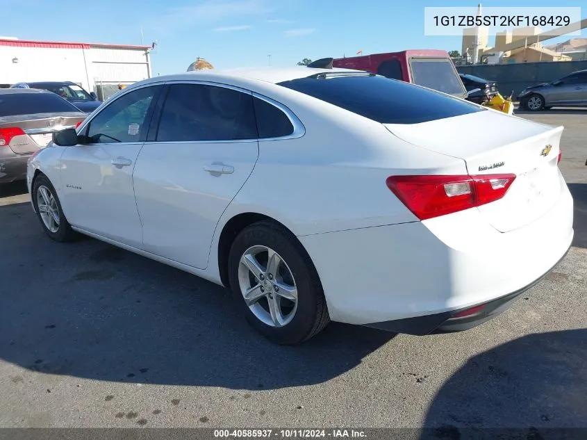 2019 Chevrolet Malibu 1Ls VIN: 1G1ZB5ST2KF168429 Lot: 40585937