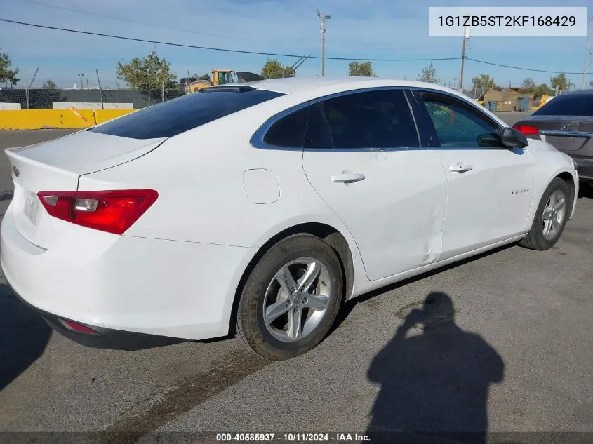 2019 Chevrolet Malibu 1Ls VIN: 1G1ZB5ST2KF168429 Lot: 40585937