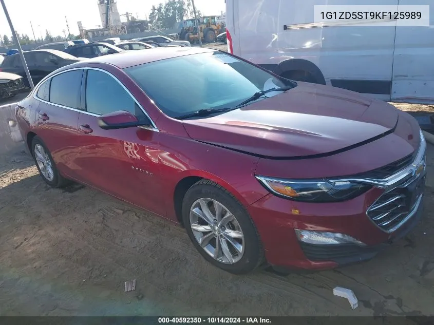 2019 Chevrolet Malibu Lt VIN: 1G1ZD5ST9KF125989 Lot: 40592350