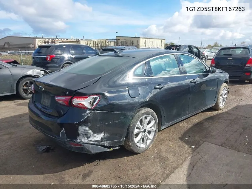 2019 Chevrolet Malibu Lt VIN: 1G1ZD5ST8KF167263 Lot: 40602765