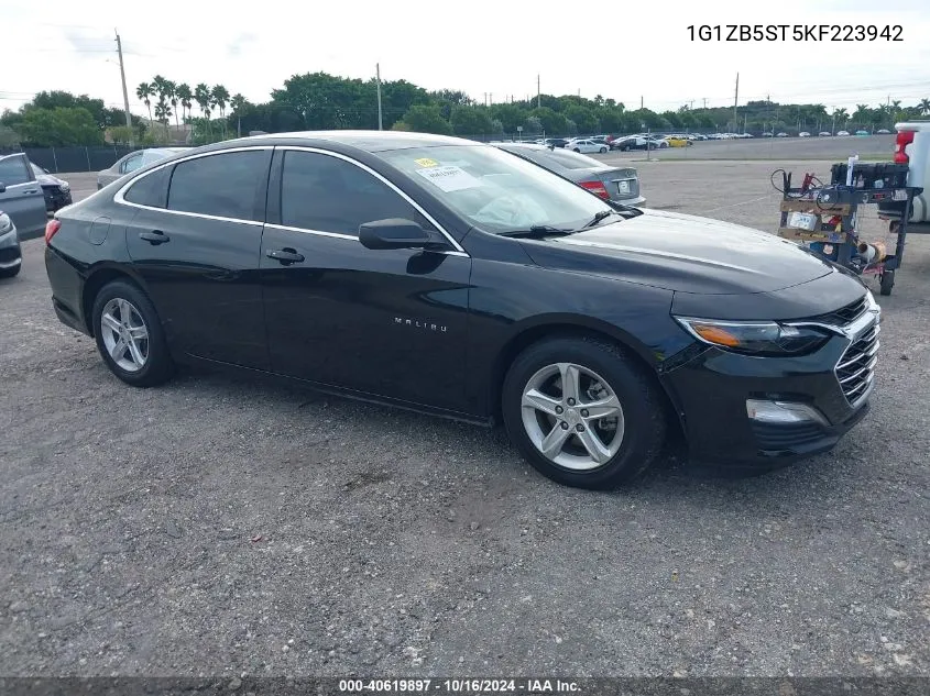 2019 Chevrolet Malibu 1Ls VIN: 1G1ZB5ST5KF223942 Lot: 40619897