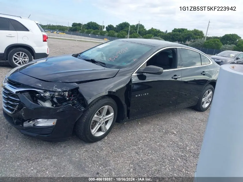 2019 Chevrolet Malibu 1Ls VIN: 1G1ZB5ST5KF223942 Lot: 40619897