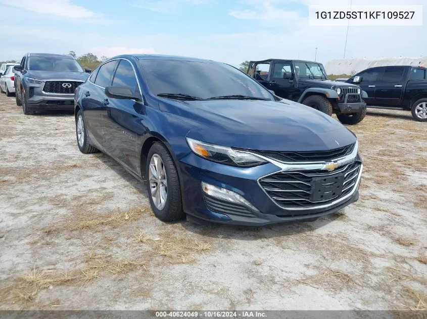 2019 Chevrolet Malibu Lt VIN: 1G1ZD5ST1KF109527 Lot: 40624049