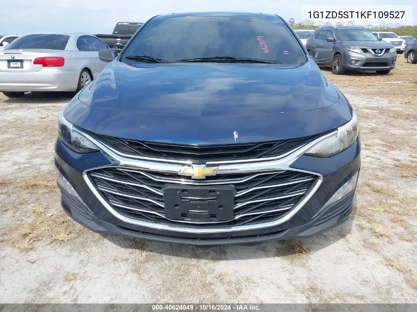 2019 Chevrolet Malibu Lt VIN: 1G1ZD5ST1KF109527 Lot: 40624049