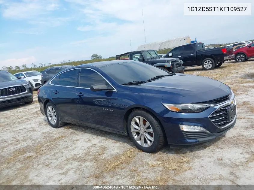 2019 Chevrolet Malibu Lt VIN: 1G1ZD5ST1KF109527 Lot: 40624049