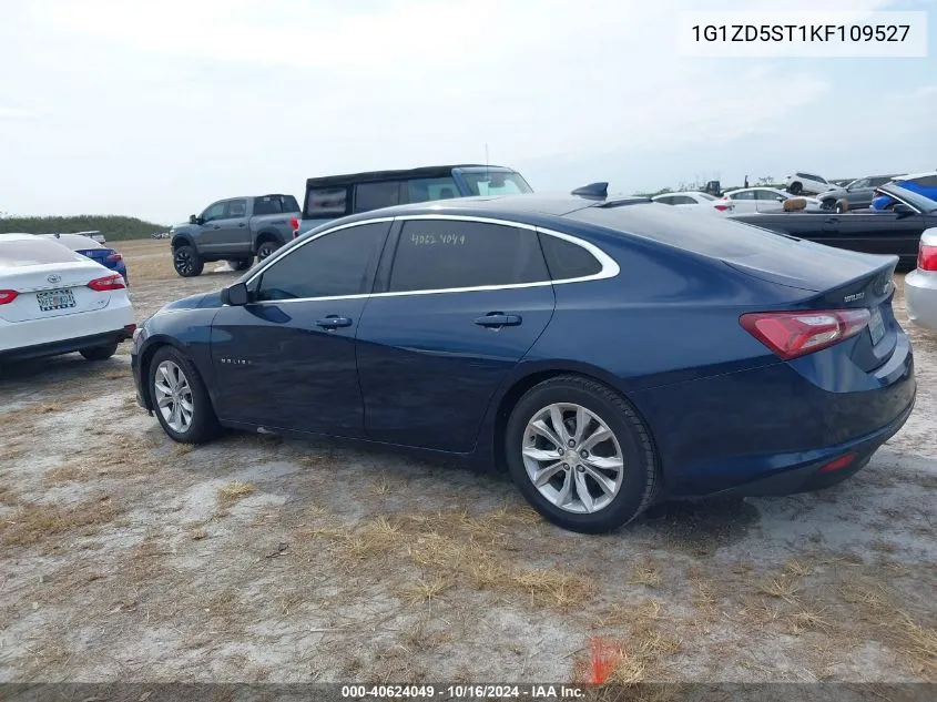 2019 Chevrolet Malibu Lt VIN: 1G1ZD5ST1KF109527 Lot: 40624049