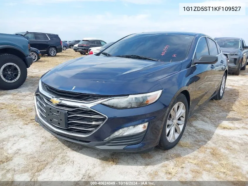 2019 Chevrolet Malibu Lt VIN: 1G1ZD5ST1KF109527 Lot: 40624049