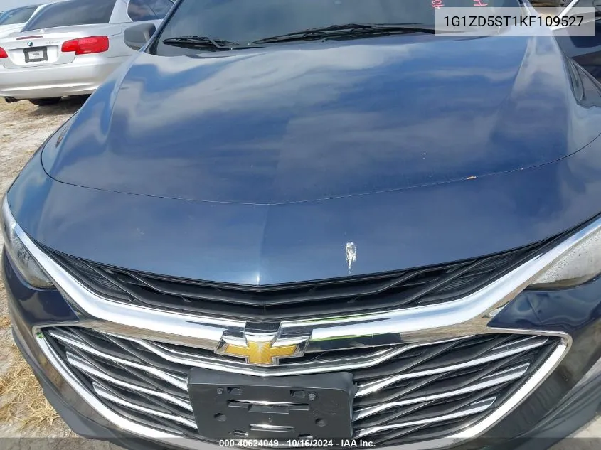 2019 Chevrolet Malibu Lt VIN: 1G1ZD5ST1KF109527 Lot: 40624049