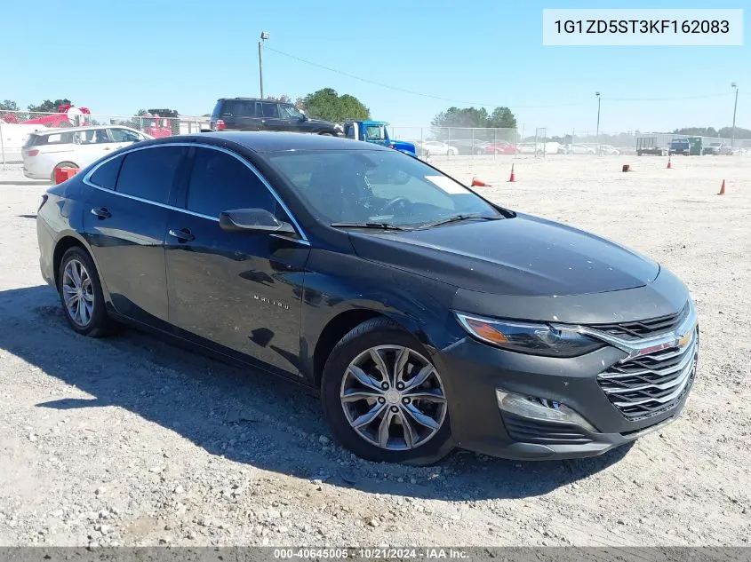 2019 Chevrolet Malibu Lt VIN: 1G1ZD5ST3KF162083 Lot: 40645005