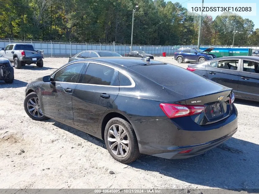 2019 Chevrolet Malibu Lt VIN: 1G1ZD5ST3KF162083 Lot: 40645005