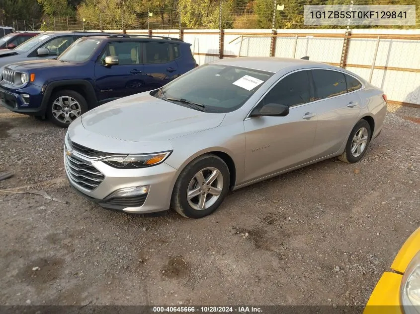 2019 Chevrolet Malibu 1Ls VIN: 1G1ZB5ST0KF129841 Lot: 40645666