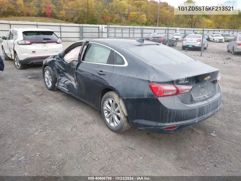 2019 Chevrolet Malibu Lt VIN: 1G1ZD5ST5KF213521 Lot: 40680795