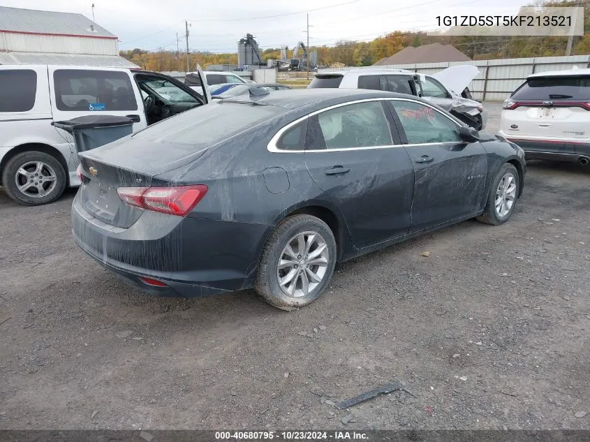 2019 Chevrolet Malibu Lt VIN: 1G1ZD5ST5KF213521 Lot: 40680795