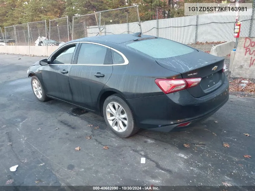 2019 Chevrolet Malibu Lt VIN: 1G1ZD5ST7KF163981 Lot: 40682090