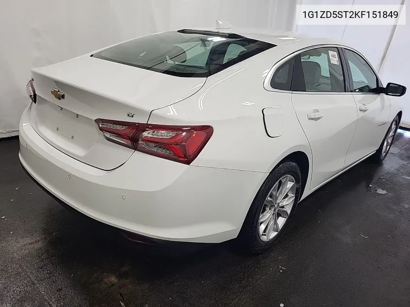 2019 Chevrolet Malibu Lt VIN: 1G1ZD5ST2KF151849 Lot: 40715539