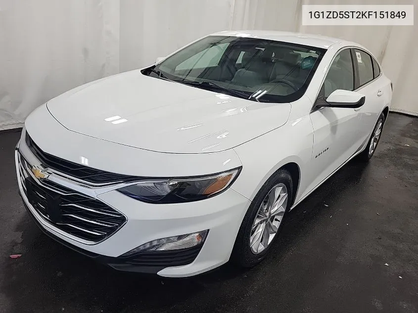 2019 Chevrolet Malibu Lt VIN: 1G1ZD5ST2KF151849 Lot: 40715539