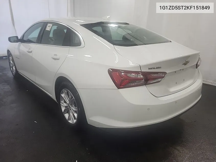 2019 Chevrolet Malibu Lt VIN: 1G1ZD5ST2KF151849 Lot: 40715539