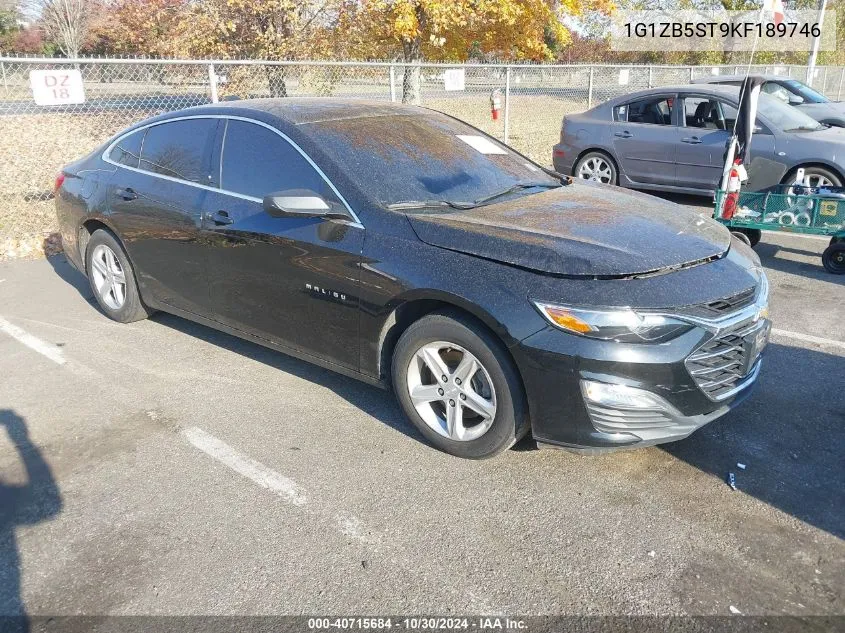 2019 Chevrolet Malibu Ls VIN: 1G1ZB5ST9KF189746 Lot: 40715684