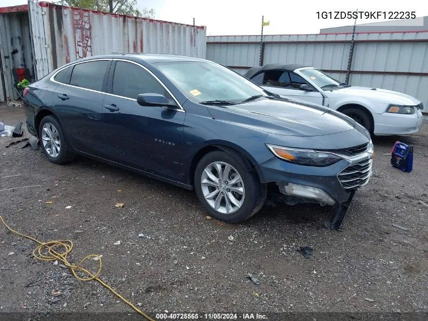 2019 Chevrolet Malibu Lt VIN: 1G1ZD5ST9KF122235 Lot: 40725565