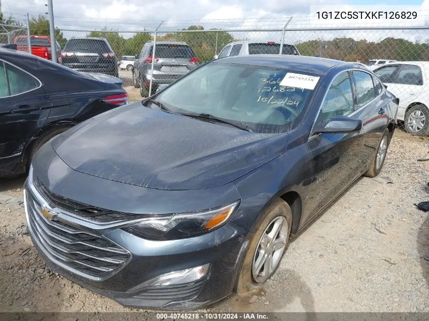 2019 Chevrolet Malibu 1Fl VIN: 1G1ZC5STXKF126829 Lot: 40745218