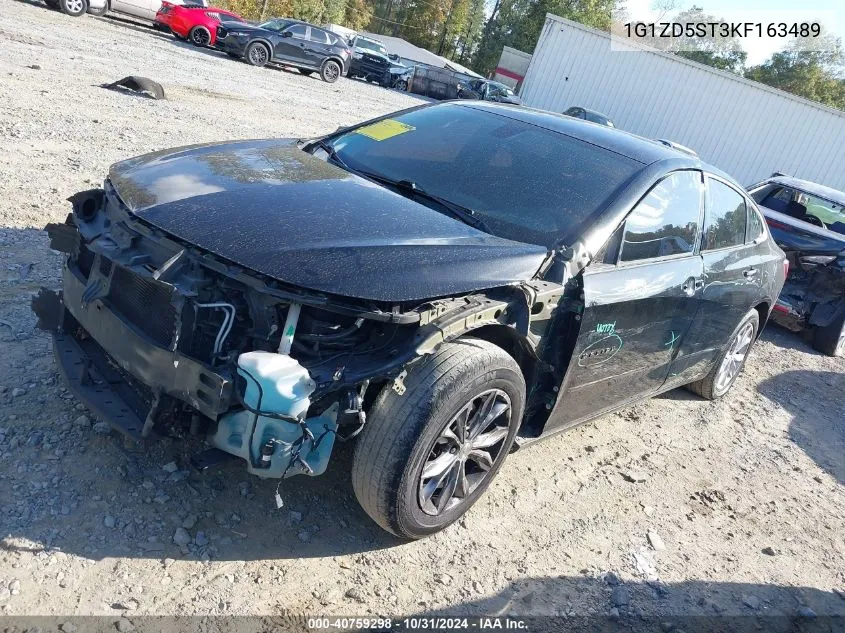 2019 Chevrolet Malibu Lt VIN: 1G1ZD5ST3KF163489 Lot: 40759298