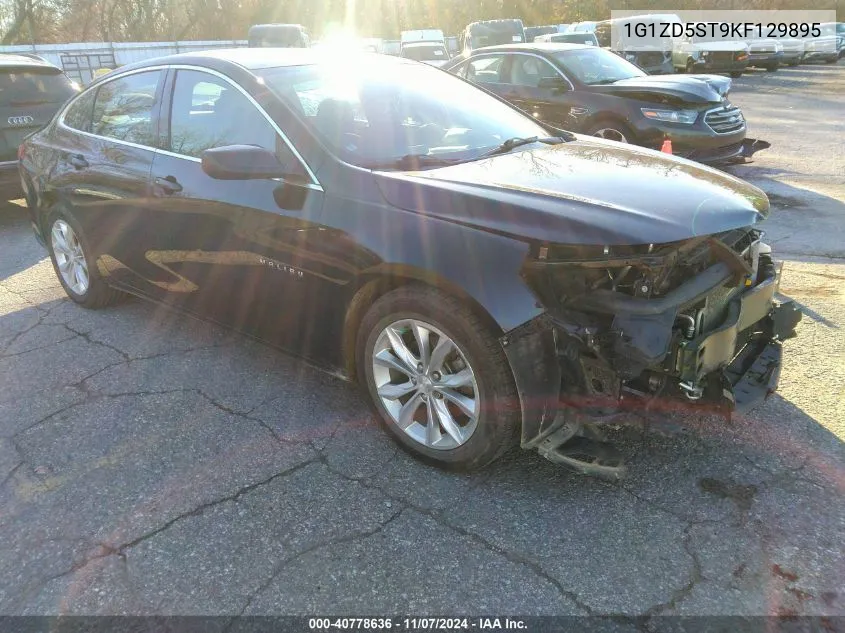 2019 Chevrolet Malibu Lt VIN: 1G1ZD5ST9KF129895 Lot: 40778636