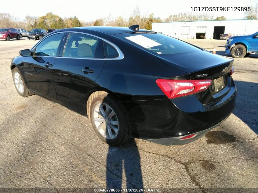 2019 Chevrolet Malibu Lt VIN: 1G1ZD5ST9KF129895 Lot: 40778636