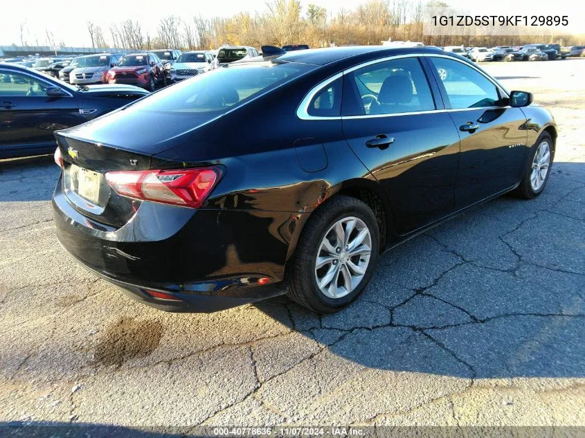 2019 Chevrolet Malibu Lt VIN: 1G1ZD5ST9KF129895 Lot: 40778636