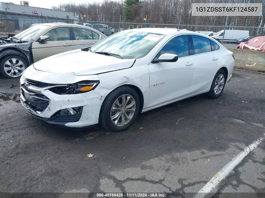 2019 Chevrolet Malibu VIN: 1G1ZDSST6KF124587 Lot: 40785428