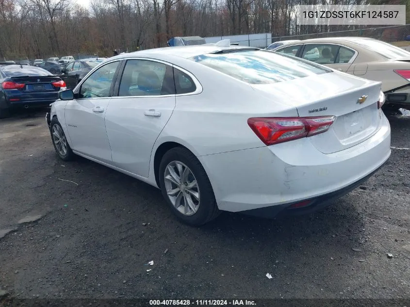 2019 Chevrolet Malibu VIN: 1G1ZDSST6KF124587 Lot: 40785428