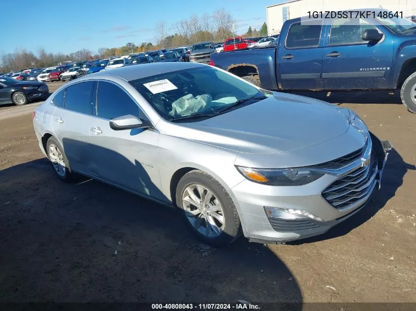 2019 Chevrolet Malibu Lt VIN: 1G1ZD5ST7KF148641 Lot: 40808043