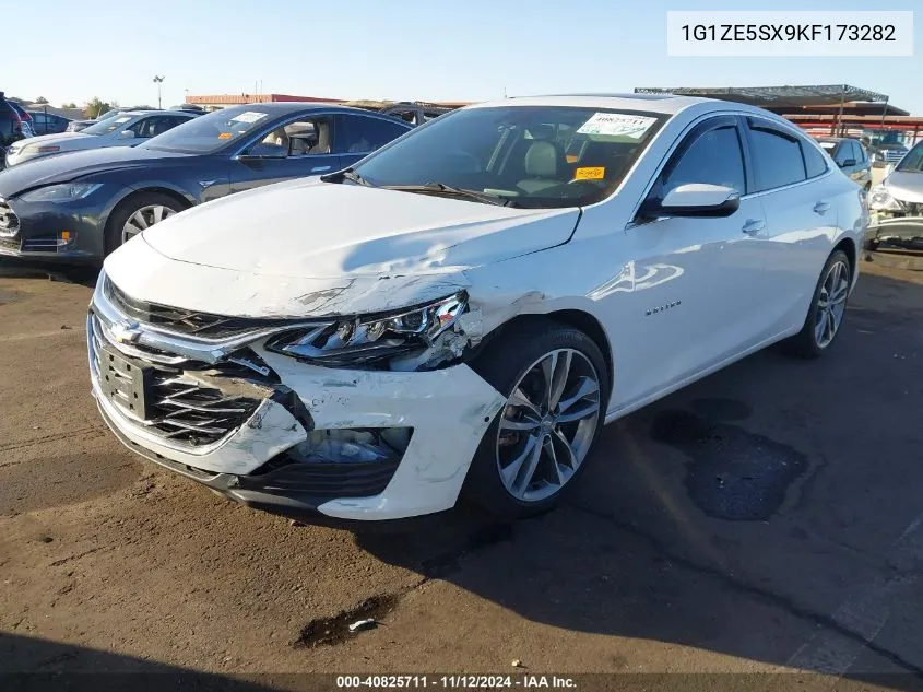 2019 Chevrolet Malibu Premier VIN: 1G1ZE5SX9KF173282 Lot: 40825711