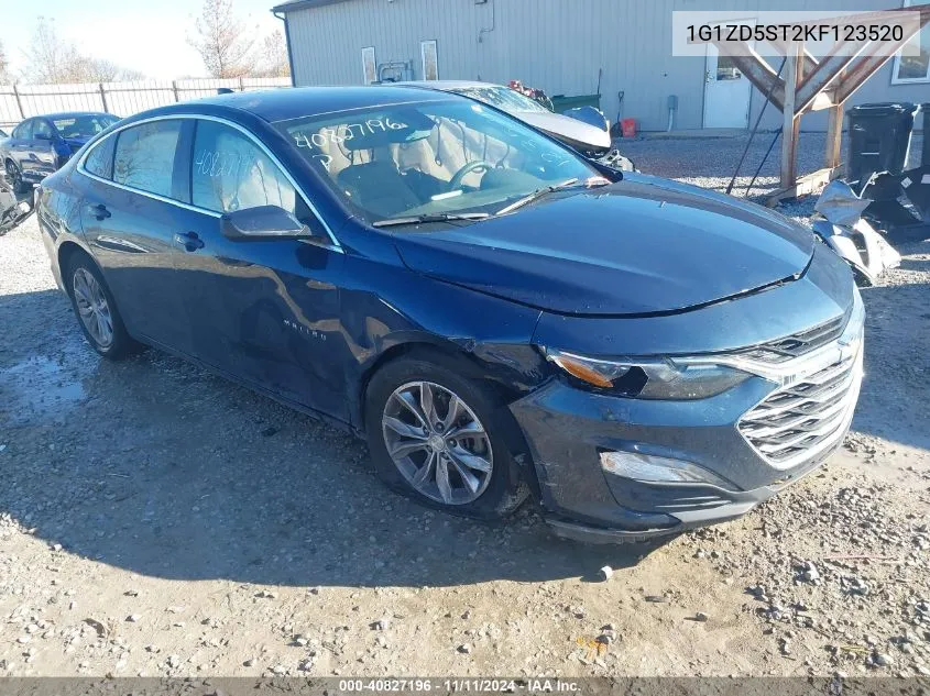 2019 Chevrolet Malibu Lt VIN: 1G1ZD5ST2KF123520 Lot: 40827196